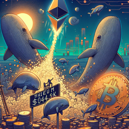 Эфириум повысился на 5,7%: киты аккумулируют, а Bitcoin приближается к рекордным $104К